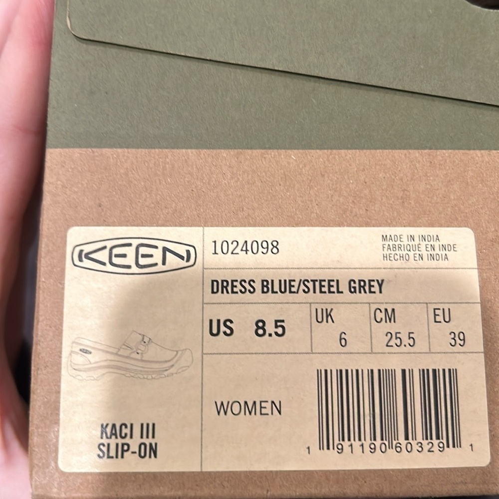 Kaci III Winter Slip-On Shoe Dress Blue/Steel Grey - Picture 11 of 11